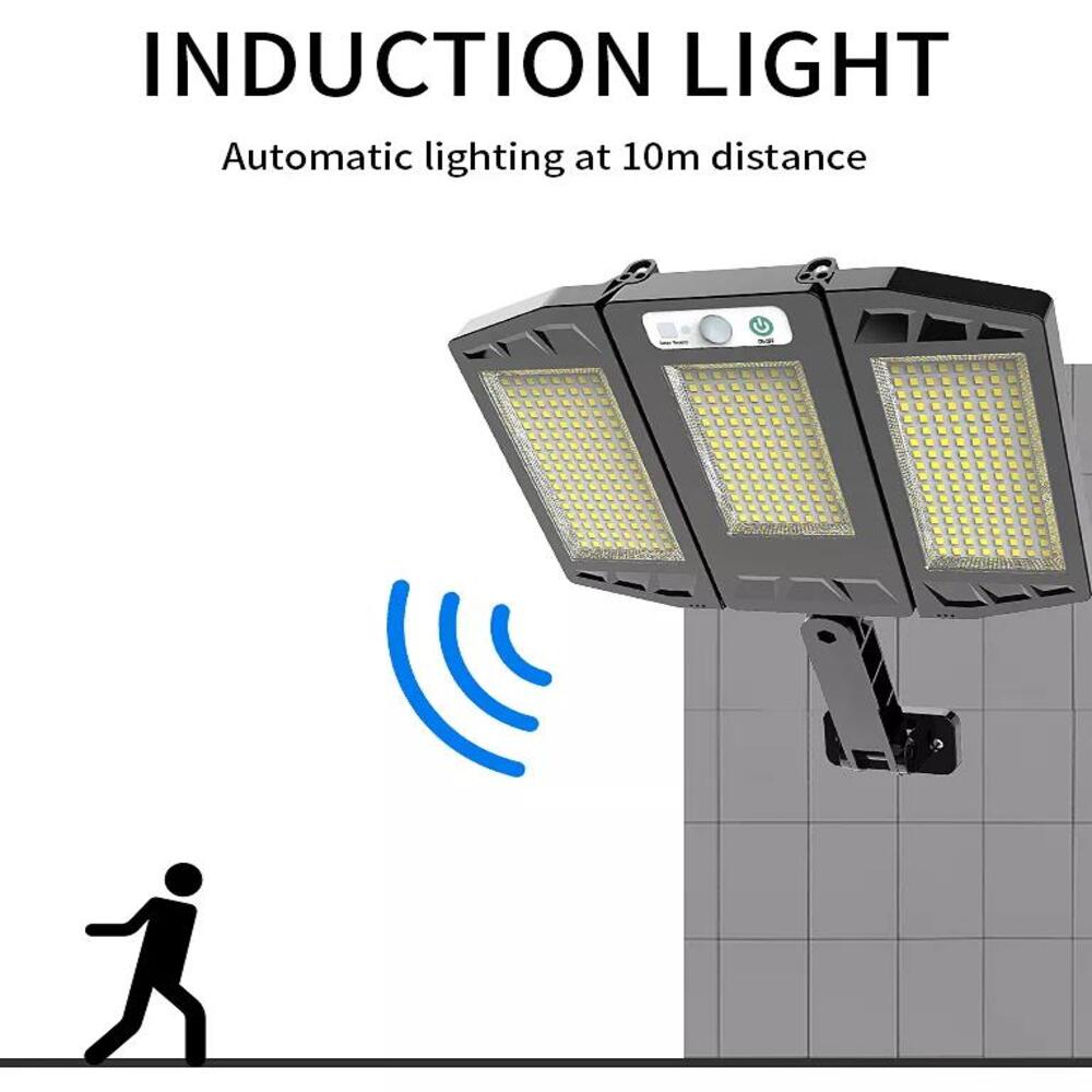 ปรับมุม ABS กลางแจ้ง IP65 กันน้ำ 35W ไฟสวน LED พลังงานแสงอาทิตย์