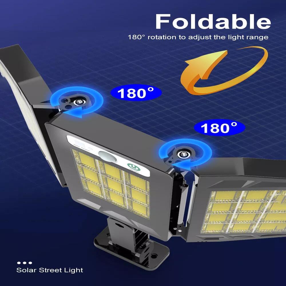 ปรับมุม ABS กลางแจ้ง IP65 กันน้ำ 35W ไฟสวน LED พลังงานแสงอาทิตย์