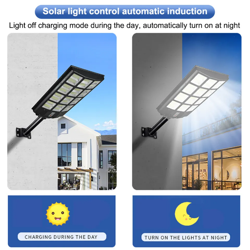 เชิงพาณิชย์ 1000W 1500W 2000W Road Super Power Energy ความสว่างสูงกลางแจ้งโคมไฟถนน Led พลังงานแสงอาทิตย์